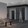 Lampa stojąca ogrodowa zewnętrzna słupek nowoczesna aluminiowa czarna prostokąt Unter den Linden MAYTONI O578FL-01B